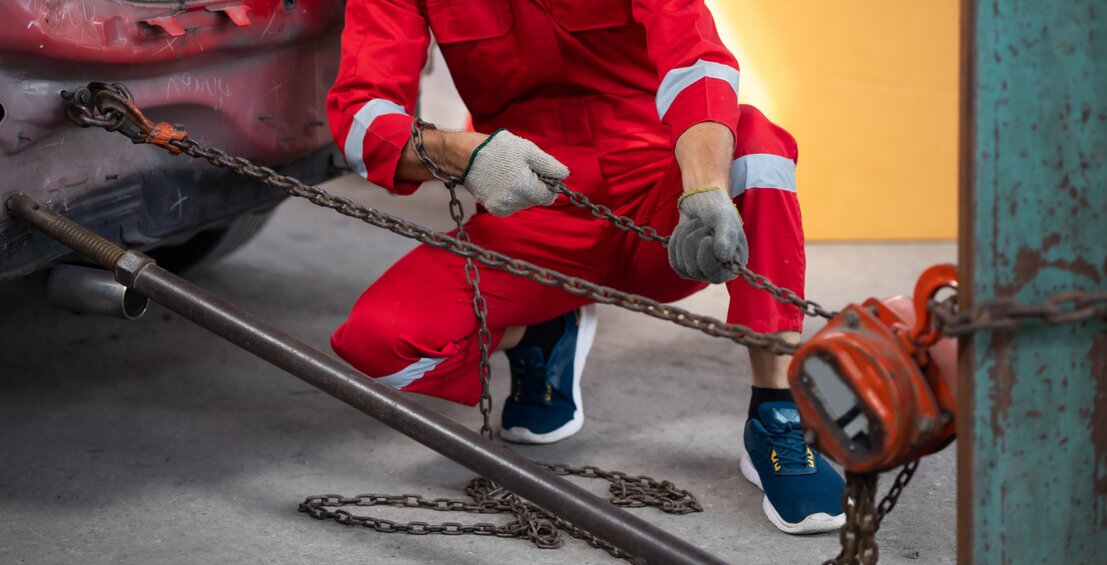 Richtbank für Karosserie